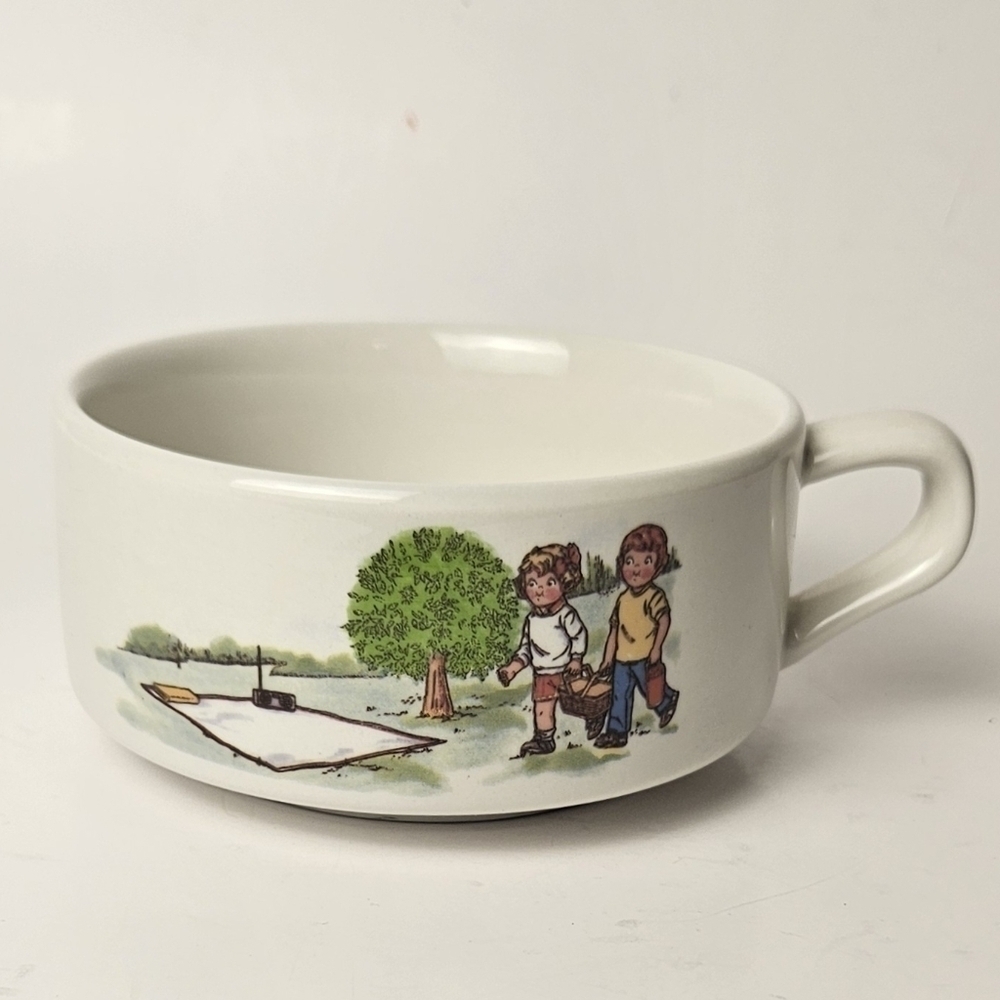 Vintage Campbell's Soup Bowl with Handle
